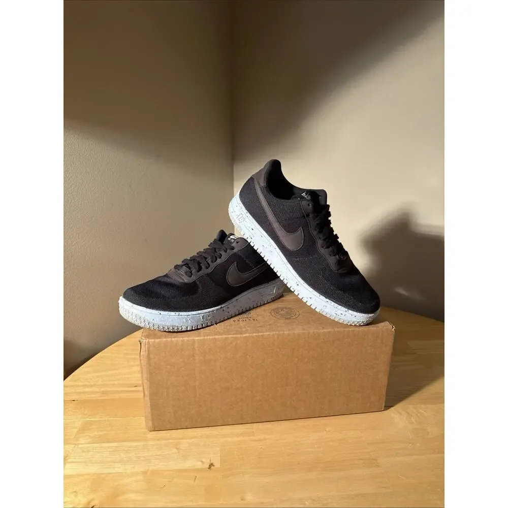 Nike Air Force 1 Crater Black Photon Dust 2020 - Size 14 - ct1986-002 Preowned